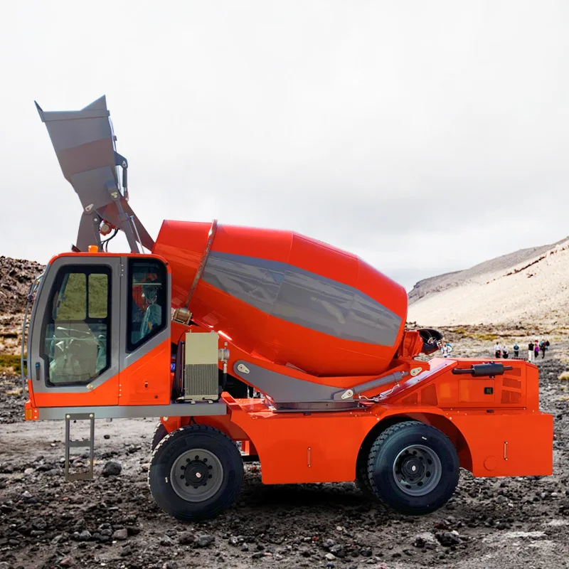 EPA Fully Automatic Self Loading Cement Concrete Mixer Truck Mixer Good  Small Concrete  Truck Concrete  Suitable  Loading