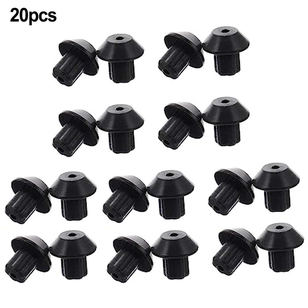 20pcs Gas Stove Rubber Pad Heat-Resistant Range Rubber Feet Bumpers For DVGSU101 VGRT560-6GQ Range Grates Accessories