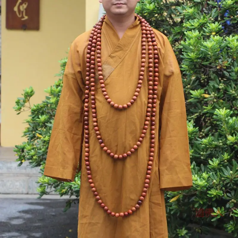 

Мьянма Хуанхуа груша 20 мм бусины 108 54 большое ожерелье из мёня медитации и песка