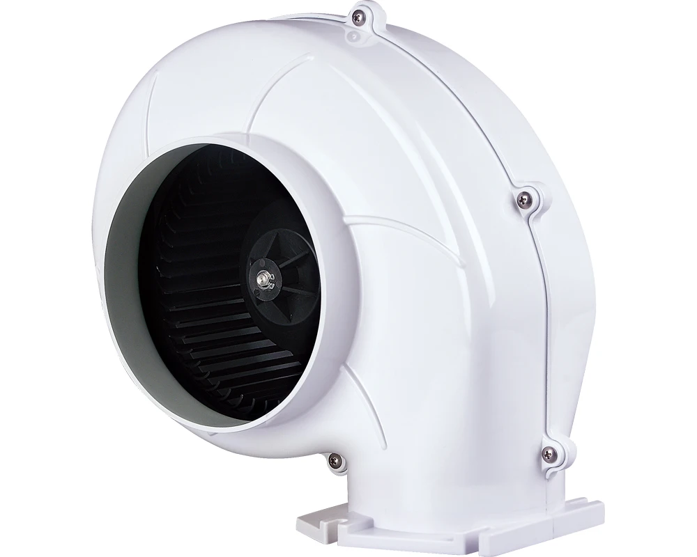 SEAFLO 12V SFBB1-320-03 Tipo flangia Ventilatore di sentina Ventilatore di scarico in plastica Ventilatore di lumaca di grande volume d\'aria