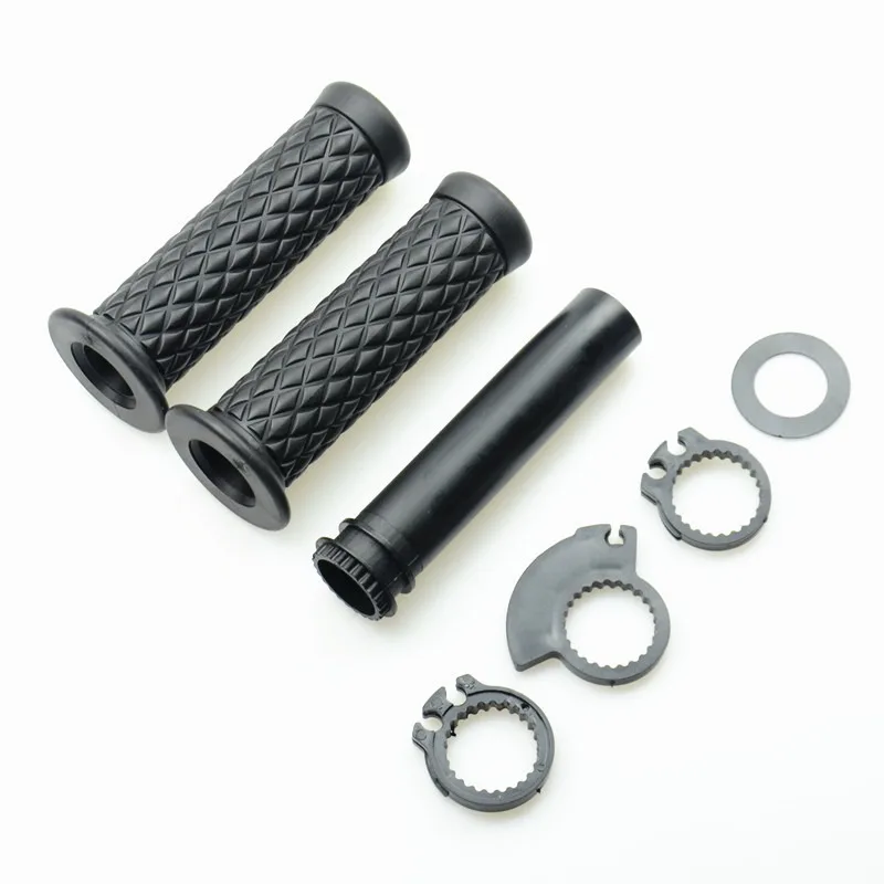 Motorcycle Handlebar Hand Grip for Cafe Racer Bobber Clubman Custom 7/8 inch Vinatge Handle Bar Grips