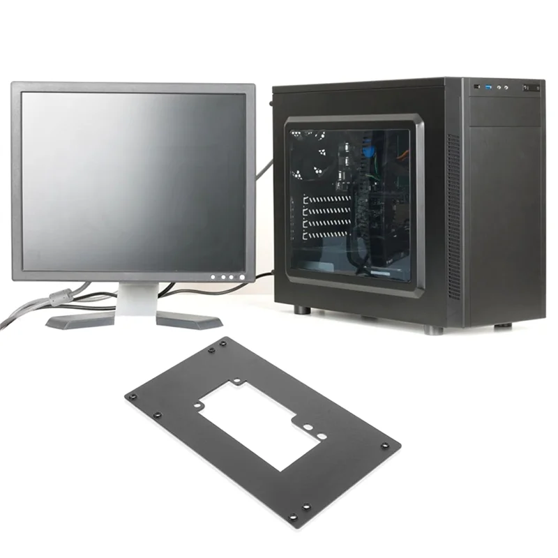 Verbeterde 1U naar ATX Power Conversion Adapter Bracket Accessoire voor TV Computer Attachment Baffle ATX naar 1U Adapter
