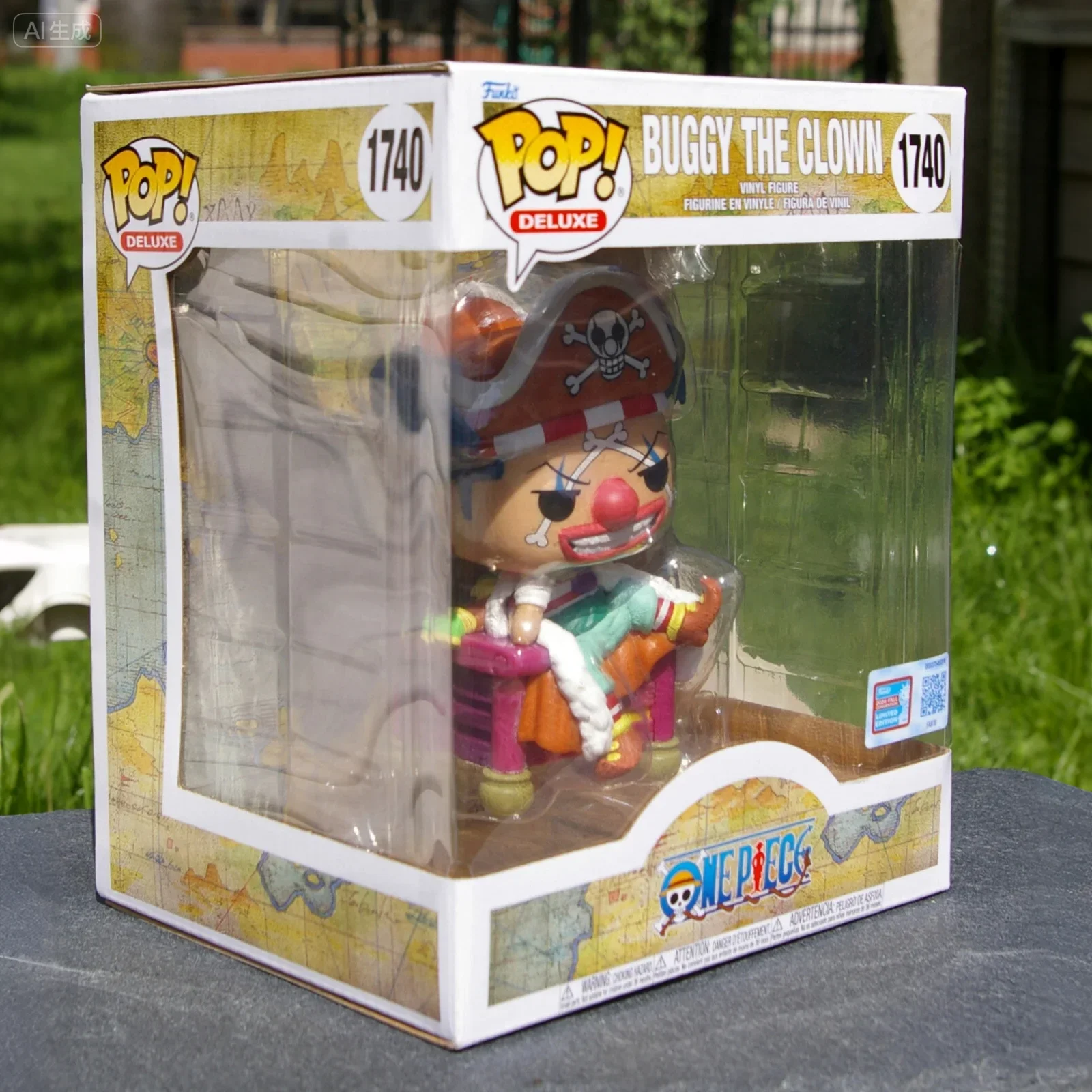 Figuras de Buggy the Clown One Piece 2024 Fall Convention Funko Pop Figura oficial genuina de lujo Regalo de edición limitada para fanáticos
