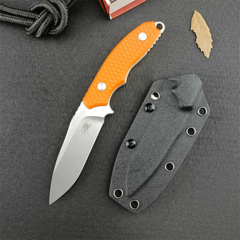 

Tactical Full Tang Mini Pocket Knife D2 Steel Blade G10 Handles Hunting Knife Self Defense Camping Tools Survival Combat Knives