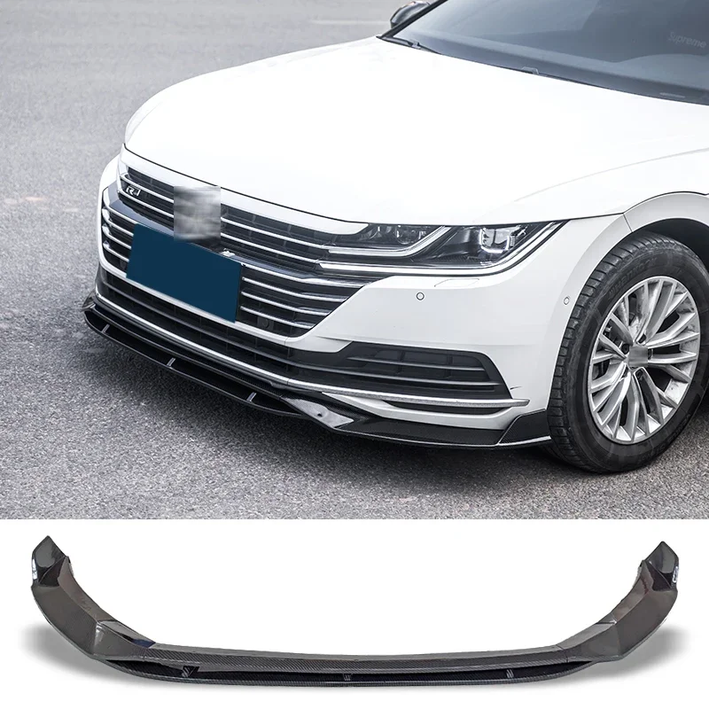 

For Volkswagen Arteon CC front bumper lip separator spoiler diffuser protective cover body modification parts 2019 2020 2021