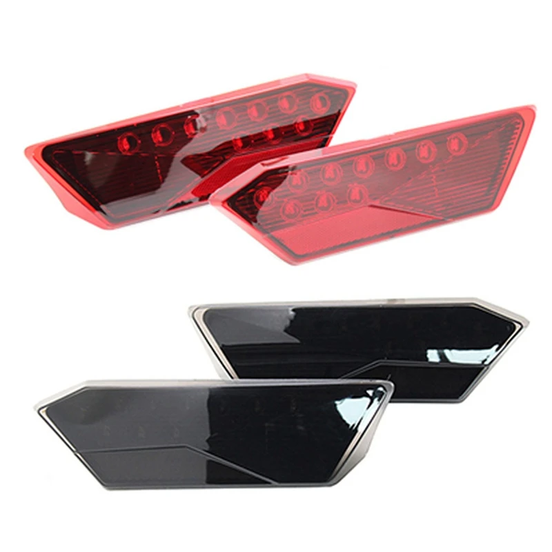 

1 Pair All Terrain Beach Buggy 12V LED Tail Light For Polaris RZR 900 1000 XP XP4 14-16 Brake Light