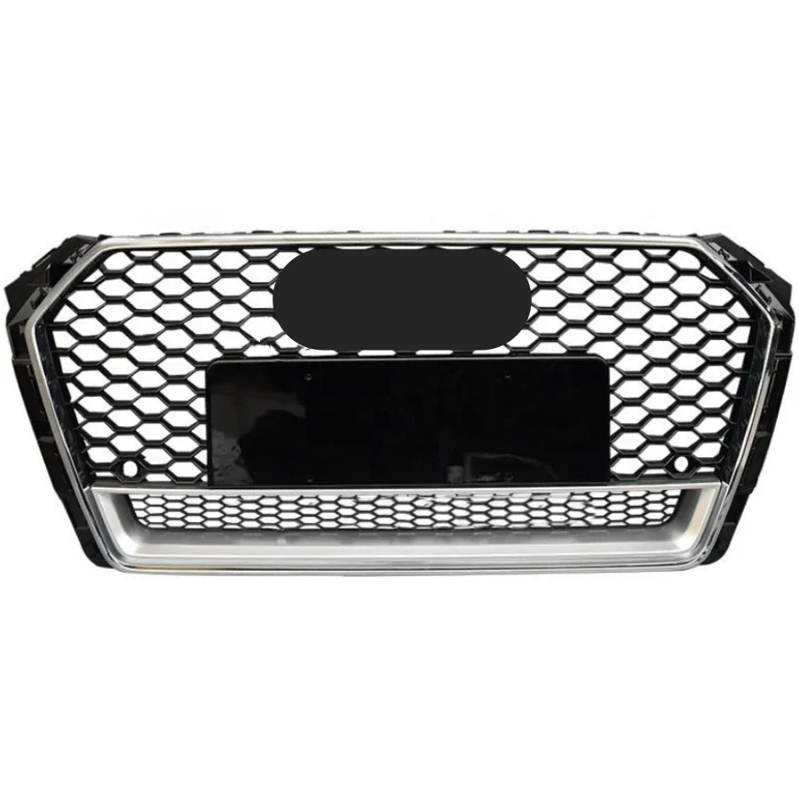 Front Hood Grille Car Front Bumper Grill Center Grille for A4/S4 B9 2017-2019 Fast Shipping For RS4 Grill