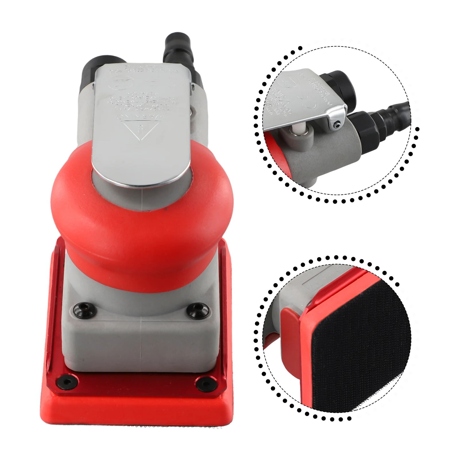 

Finishing Sander Square Air Sander Pneumatic Sander Polishing Tools For Car Polishing Grinding Parts Metal Grinding Rust Removal