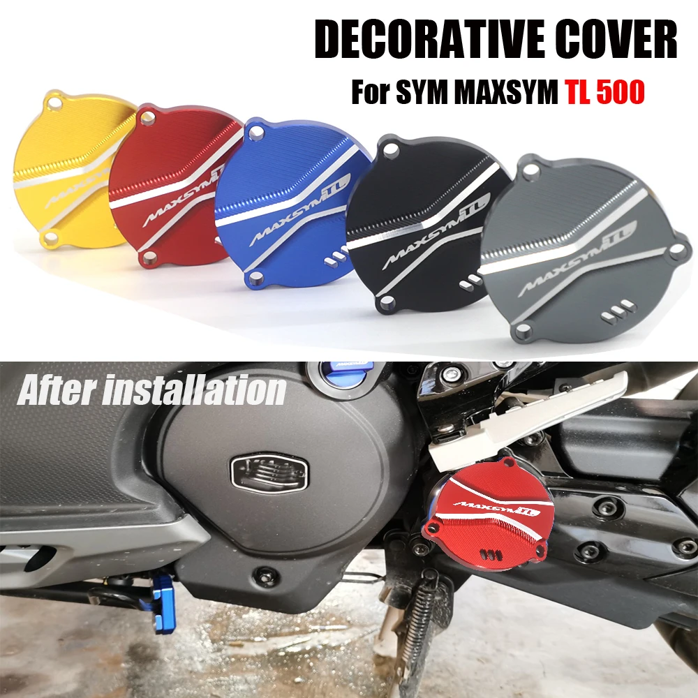 

Motorcycle FOR SYM MAXSYM TL 500 TL500 Decorative Cover Frame Front Drive Shaft Cover Guard 2020 TL 500