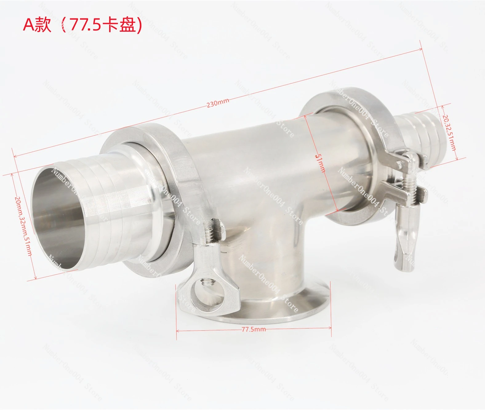 

Applicable To 304 Pneumatic Filling Machine Stainless Steel Three-way Check Valve, Machine with Water