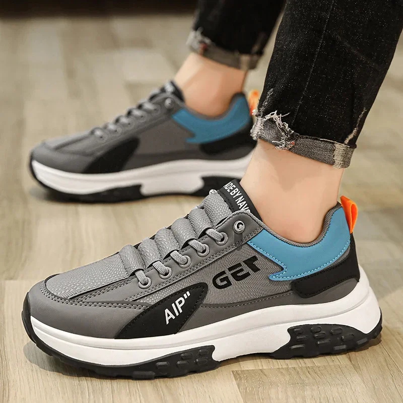 Four Seasons Men's Casual Sneakers Soft and Comfortable Low Tops Ankle Men Shoes Wear-Resistant Fashion Non-slip Athletic Shoes