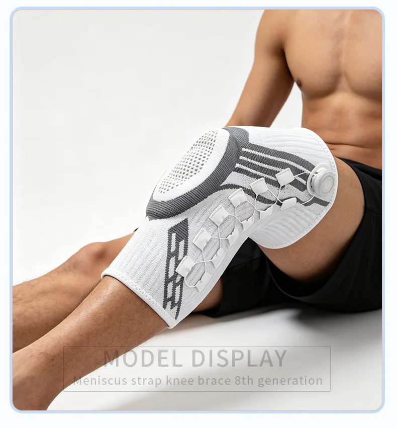 Professional Knee Brace Patella Support Joint Pain Relief Meniscus Support Compression Sleeve for Running Basketball Men Women