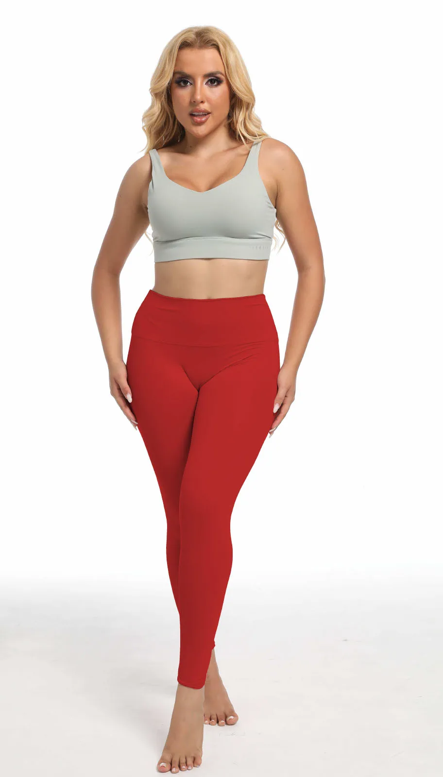 YEHAN Custom LOGO women's running trousers belly and hip yoga clothes fitness sports nude leggings