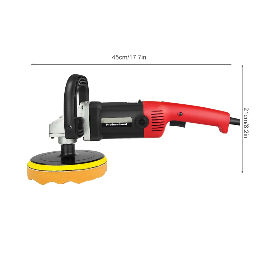 New Car Sander Machine Waxing Refurbishing Machine 220V Variable Speed Polisher Car Styling Repairing Polishing Tool Accessories