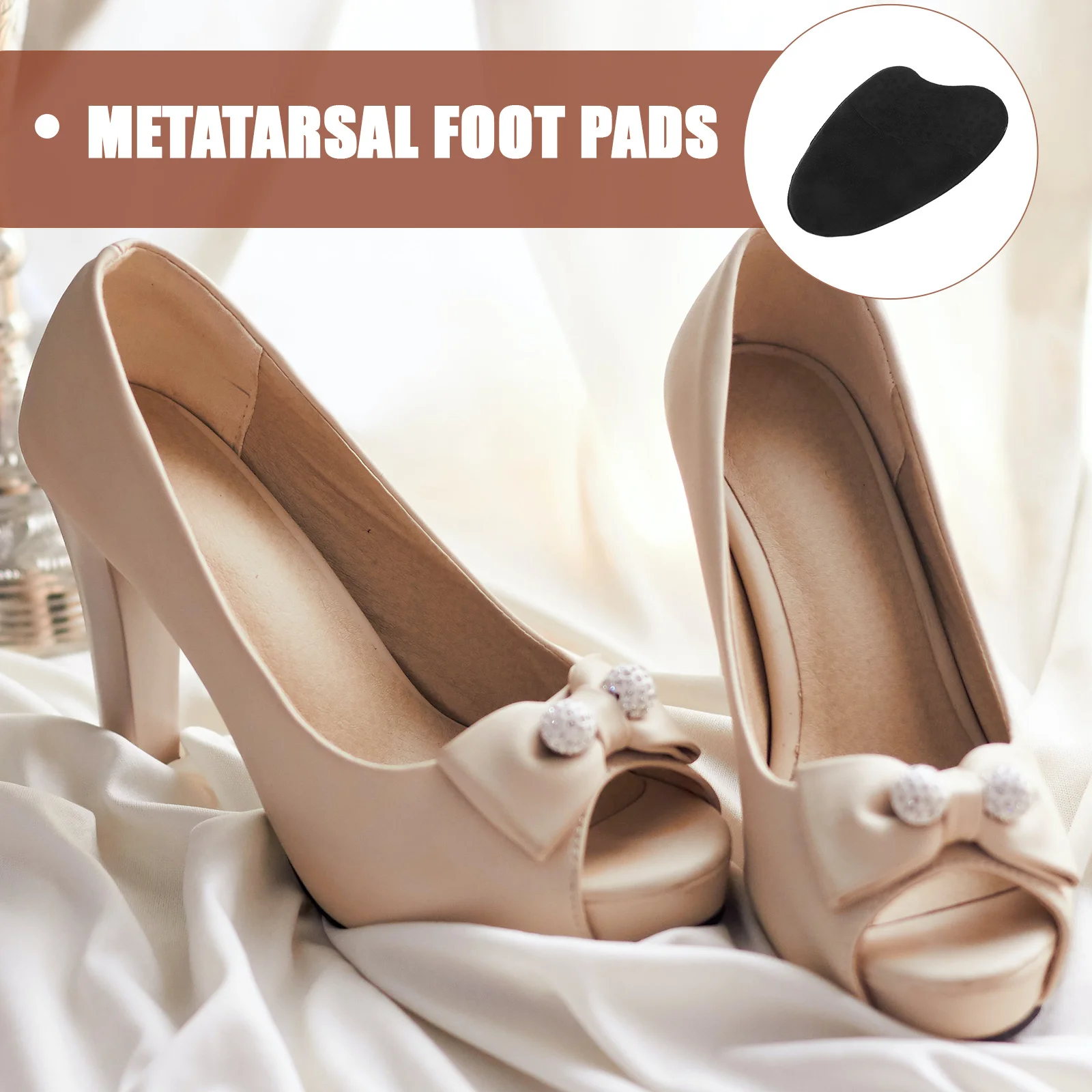 

Metatarsal Forefoot Cushions Foot Support Shoe Inserts Adhesive Half Insoles For Flats Sandals Sneakers Business Shoes