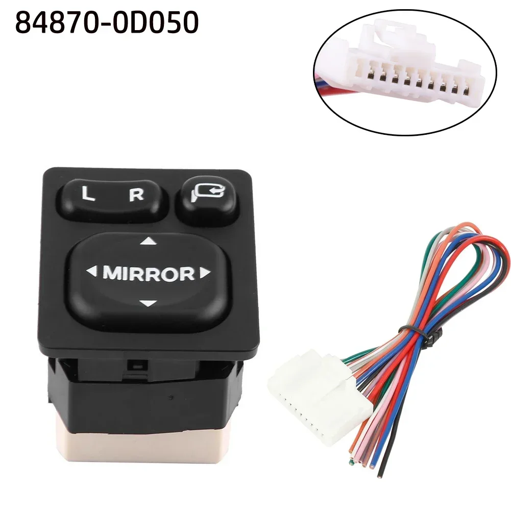 

Rear View Outer Replacement Mirror Switch Mirror Switch Master Power Black High Quality New 1pc ABS Plastic Auto Part For Toyota