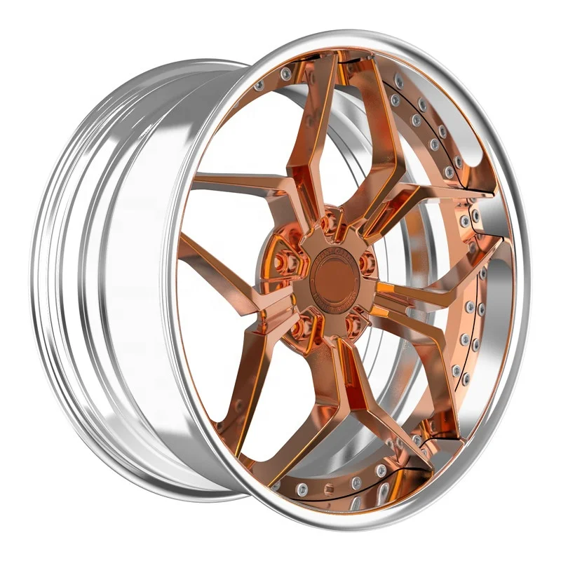 

Customized 19 Inches Two Pieces Forged Car Rims Alloy Wheel for Sale