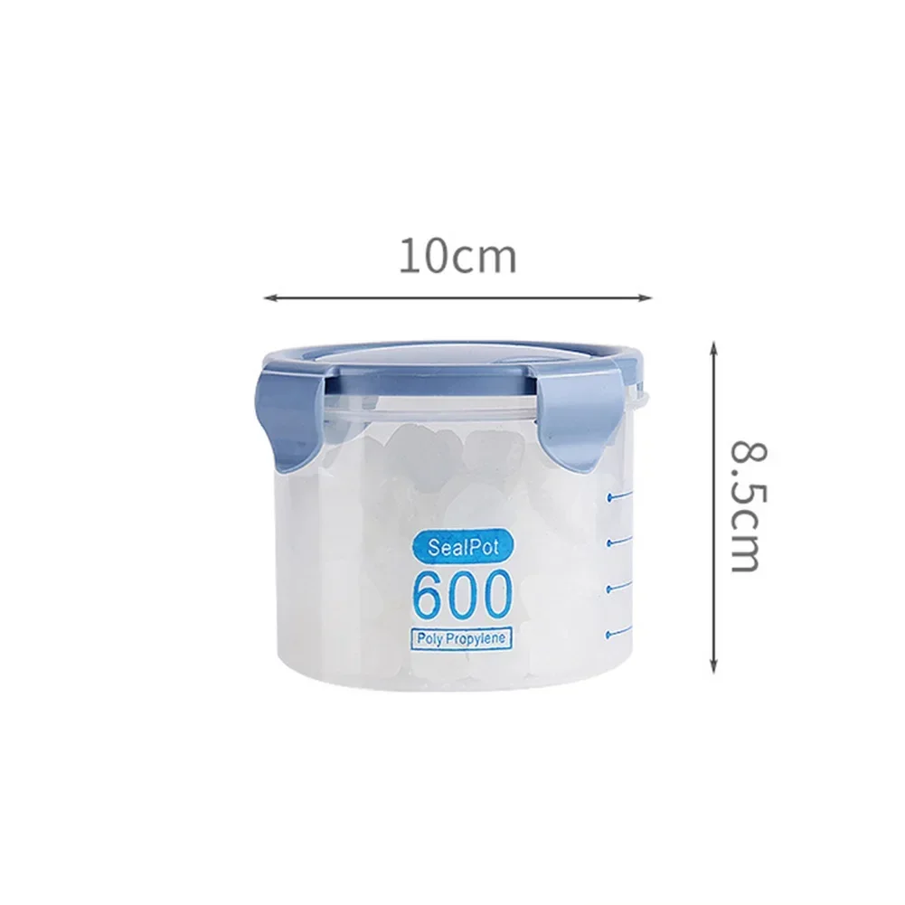 Storage Bottle Plastic Sealed Jar Food Storage Box Lightweight Plastic Storage Canisters for Food Tea and Coffee