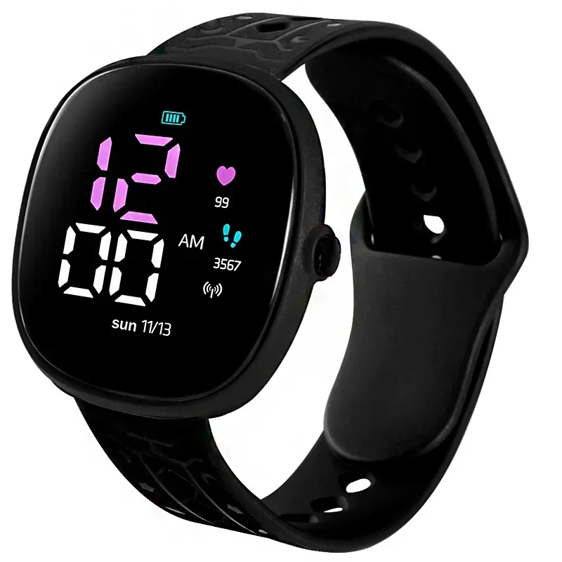 Nuevo Reloj electrónico LED para estudiantes, reloj de pulsera para niños, reloj Digital deportivo resistente al agua para niños