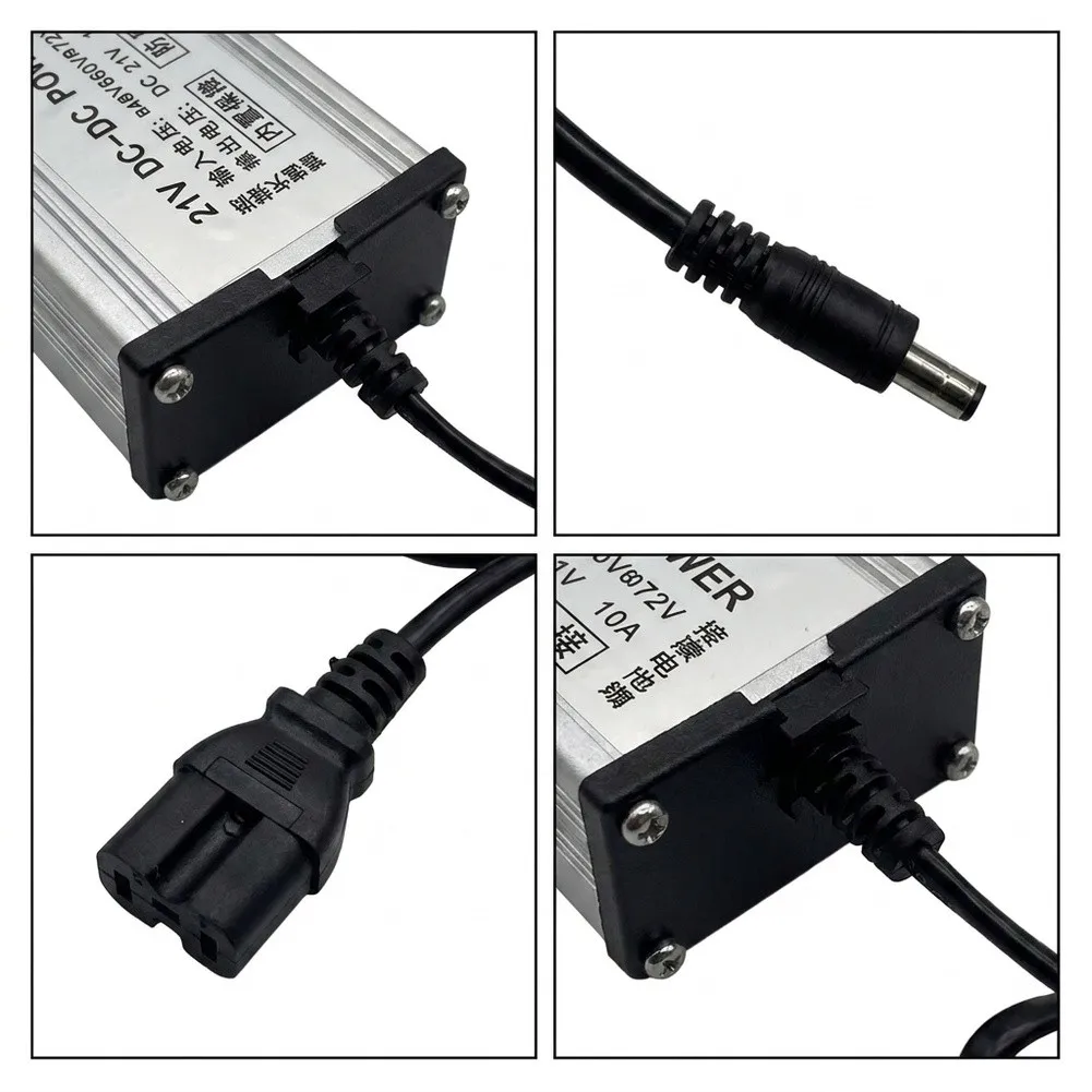 DC Converter Cable 36V to 72V Input Delivers 21V Output at 10A for Electric Vehicle Upgrades and Portable Power Needs
