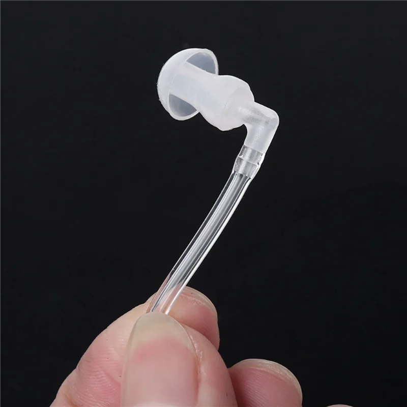 10X 2-Pin PTT Mic سماعة إلى 3.5 مللي متر الهواء الصوتية سماعة أذن بأنبوب ل Baofeng UV-5R 888S-ABJU