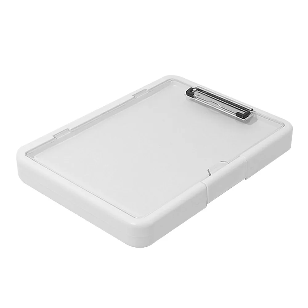 

Stackable A4 File Clipboard Dustproof And Moisture-Proof Transparent File Storage Memo Clip Board Writing Clipboard