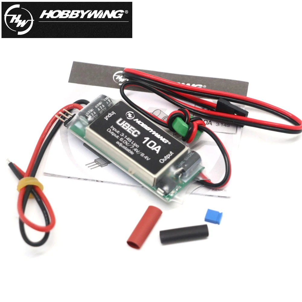 Hobbywing Waterproof 10A Voltage Regulator Module High Voltage 3-14S 6/7.4/8.4V Adjustable UBEC For RC Car Buggy Toy