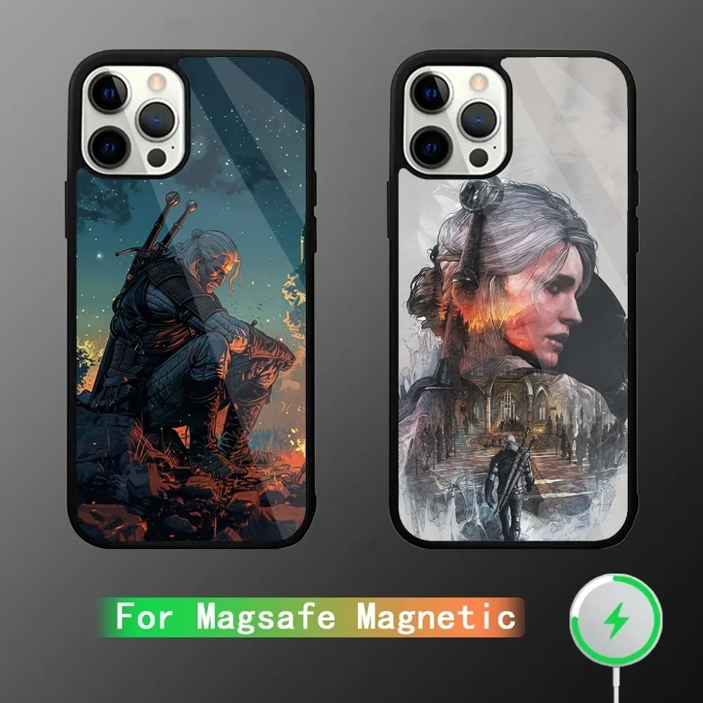 Game T-The Witcher 3 Phone Case For iPhone 16,15,14,13,12,11,Plus,Pro,Max Mini Magsafe Magnetic Wireless Charging