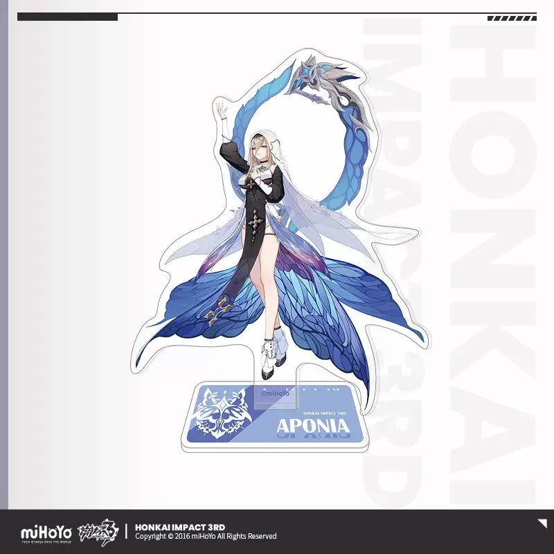 Sunsyea Honkai Impact 3rd Official Merch miHoYo Original Authentic Acrylic Stand VILL-V Pardofelis Griseo Elysia Eden Aponia