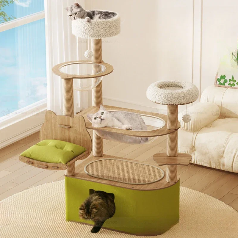 

Stylish Cat climbing frame, cat nest, cat tree integration space capsule, sisal Tongtian pillar