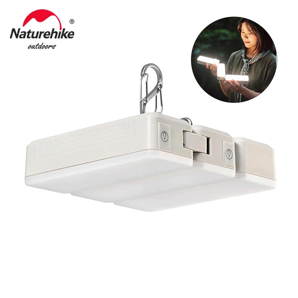 Naturehike Camping Tent Light LED akumulatorowa przenośna latarka lampa robocza oświetlenie konserwacyjne na zewnątrz składane światło typu C