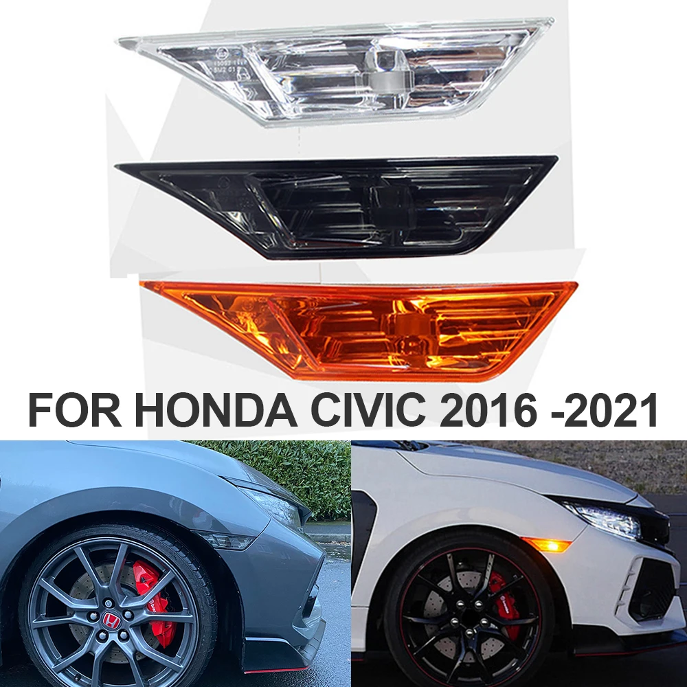 

Габаритный указатель поворота, боковые листовые фонари на крыло для HONDA CIVIC 2016 2017 2018 2019 2020 2021 FC1 34300-TET-H01 34350-TET-H01