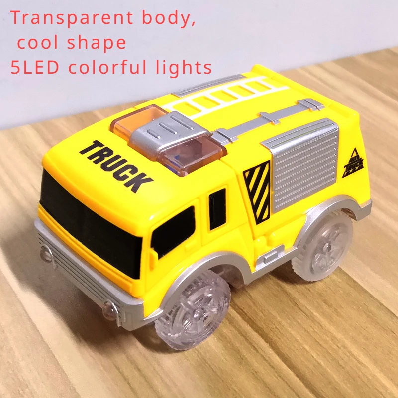 Alleen tracks Auto's Vervangende Flex Track Raceauto's voor Magic Tracks Glow in the Dark LED-verlichting voor de meeste autotrails voor kinderen
