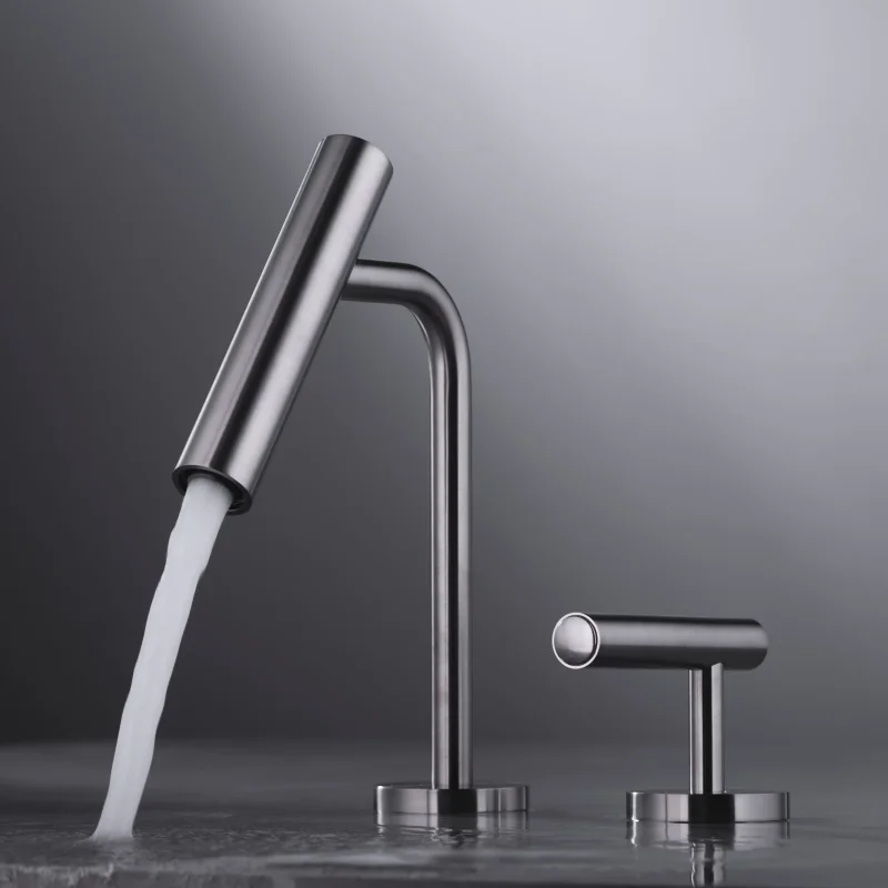Wholesale And Retail Brass Bathroom Faucets For Sink Deck Mount Elegant Basin Tap Vanity Vessel Mixer Cold And Hot Water
