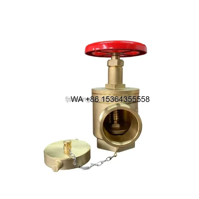 Wmwmnu High Quality Brass Fire Hose Valve for Firefighting Equipment Accessory