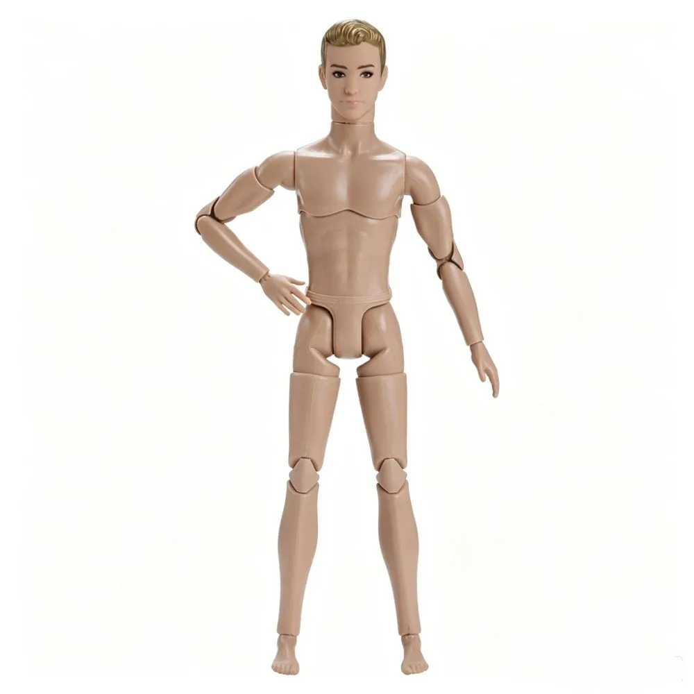 's Accessories White/Normal/Tan 31cm Male Strong Man Multi-Joints Male Model 31cm Height Movable Action Figure Body DIY