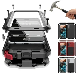 Heavy-duty shockproof and drop-resistant aluminum alloy phone case, compatible with Samsung S26 Ultra, S25, S24, S23