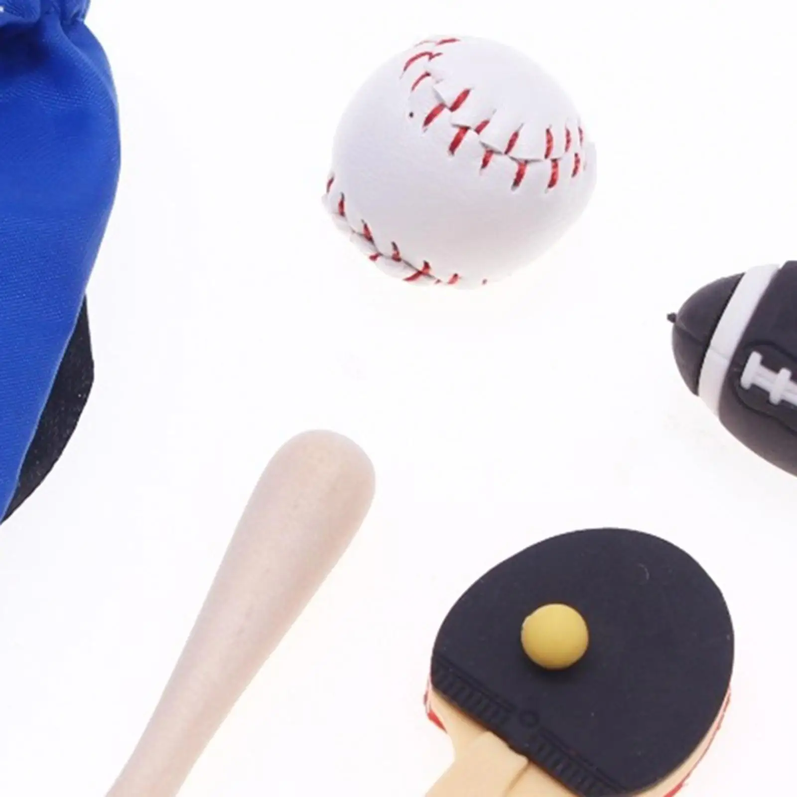 Puppenhaus Miniatur Sport Set Spielen Puppenhaus Zubehör Sammlung Sportspielzeug für Partybevorzugung Wohnzimmer Spielzimmer Schule