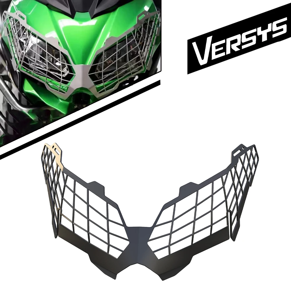 

Для Kawasaki Versys 650 1000 KLE1000 Ninja 300 R передняя фара, защита для головы, защитная крышка, гриль для мотоцикла