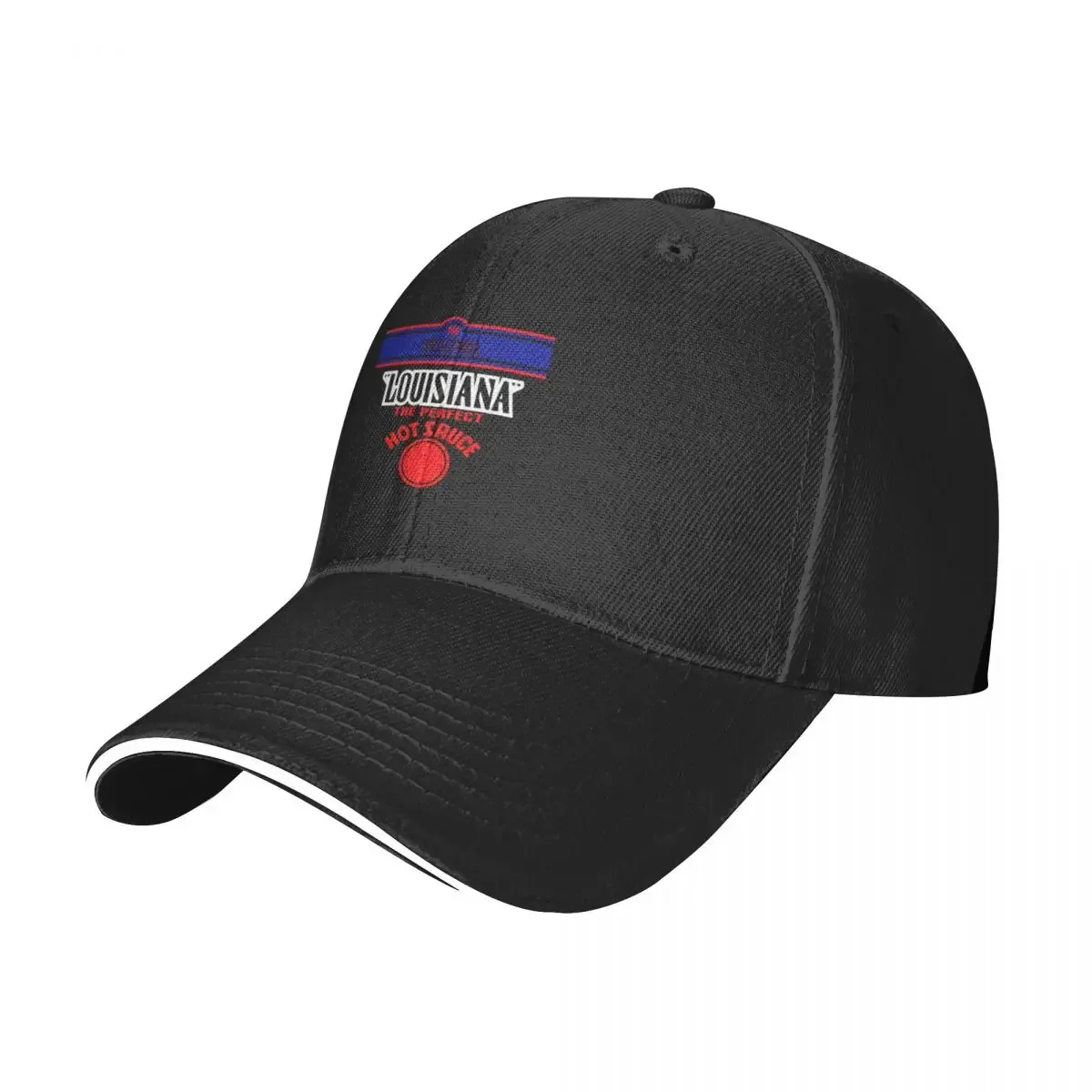 Original Louisiana Hot Sauce Premium .png white Baseball Cap beach hat Streetwear Golf Wear Designer Man Women's