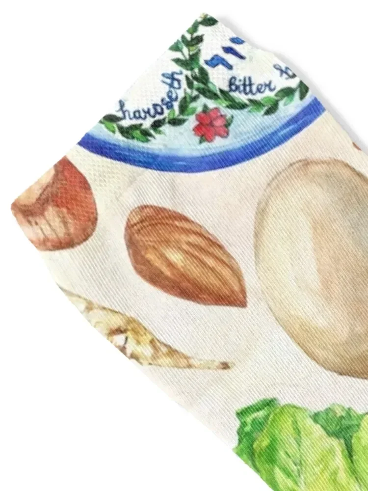 Passover Seder Plate Socks winter thermal golf loose new in's Socks Female Men's