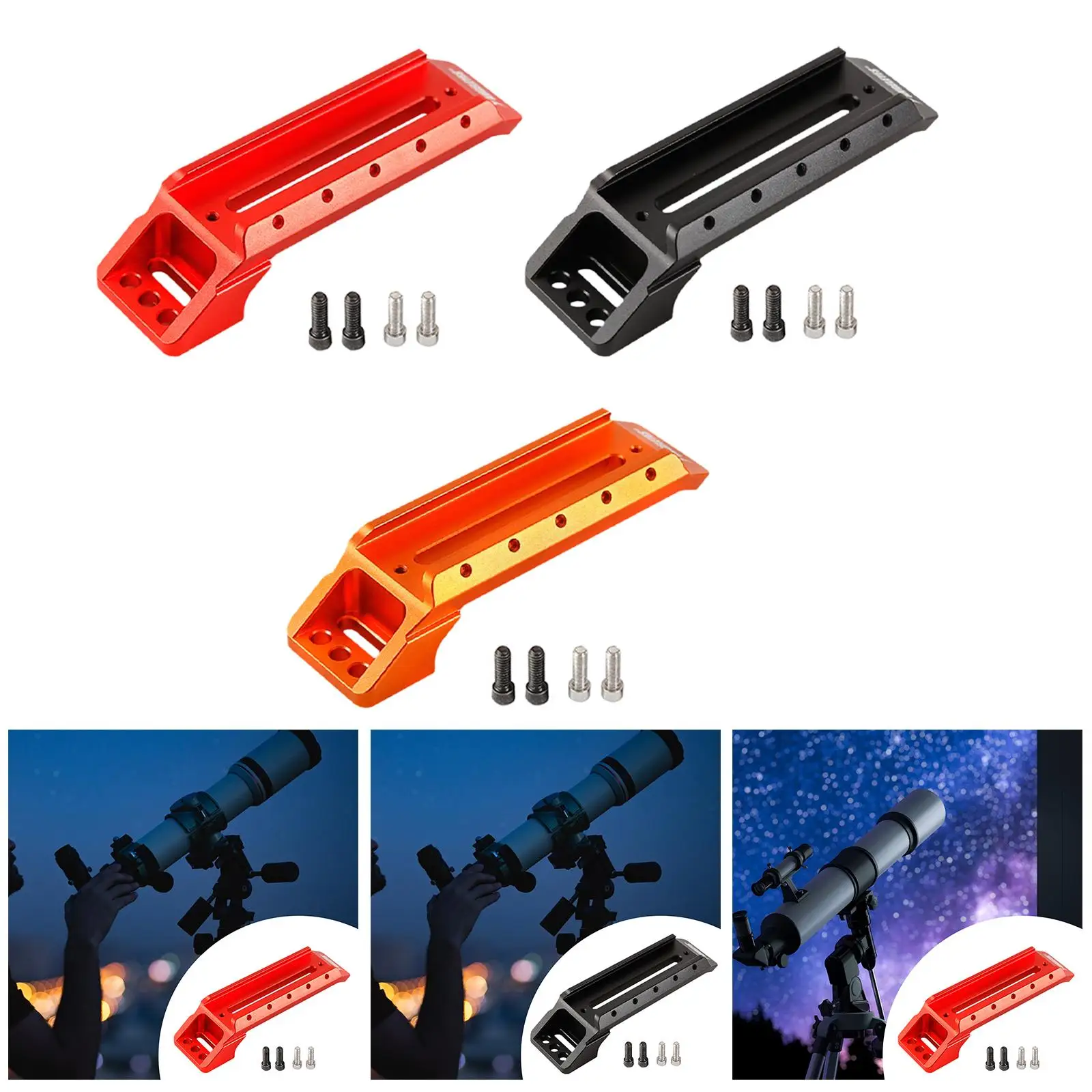Picture 5: Astronomical Telescope Handle Bar Mount Bracket Accessory Professional Simple