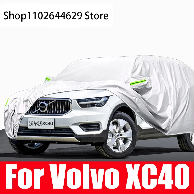 

For Volvo XC40 Full Car Covers Indoor Outdoor 2010-2021 Sun UV Protection Dustproof Anti-UV Oxford Cloth