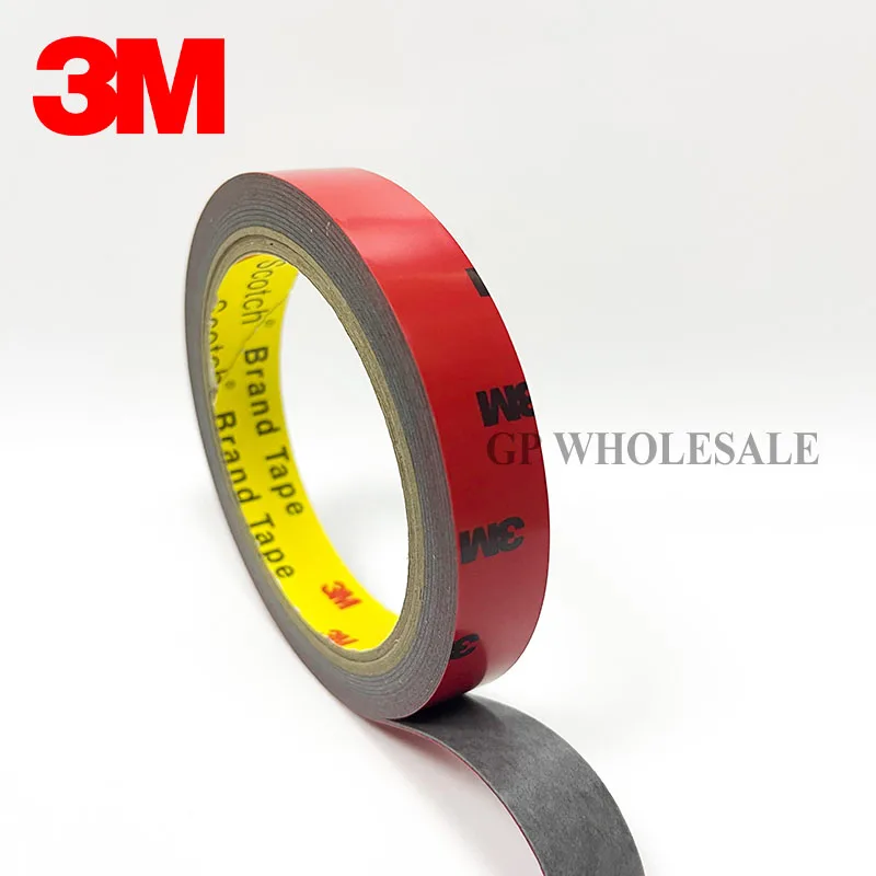 3M 5108 Double Face Sided Tape 15mm width 3 Meters Double Sided Sticker for car LED Light Weather Shield Panel