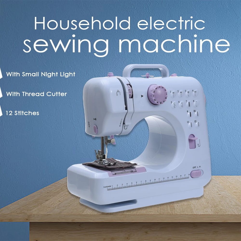 

Портативная мини-швейная машина на 12 строчек, электрическая, для дома, рукоделия, ремонта, оверлок, с ножной педалью, для начинающих