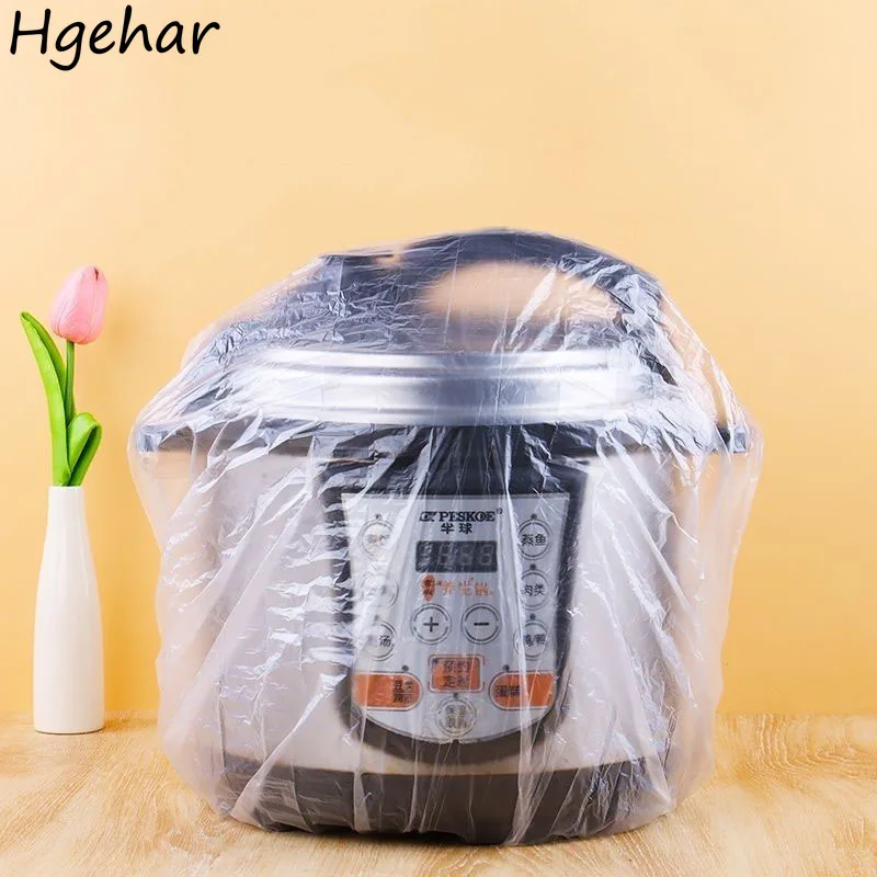 Disposable Plastic Dust Covers Rice Cooker Kettle Electric Fan All-purpose Dust-proof Cover Transparent Waterproof Oil-proof