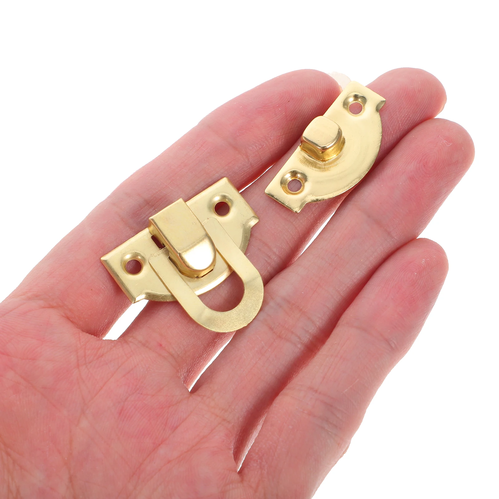 

30pcs Wooden Box Latch Iron Hasp For Chest Cabinet Diy Decorative Vintage Buckle Hardware Lock Accessory Tool Case