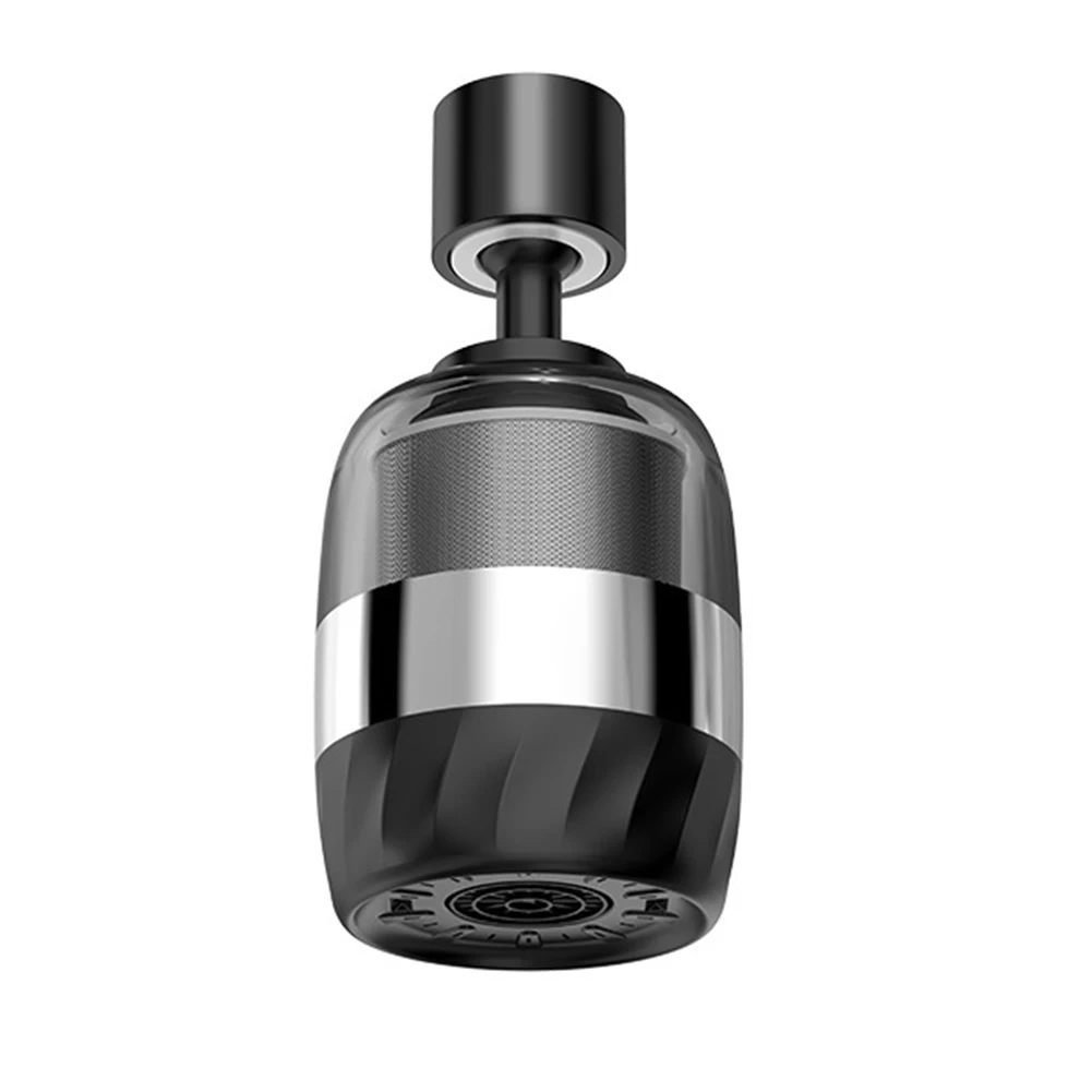 Gray Kitchen Faucet Filter Versatile Kitchen Tap Accessory Kitchen Accessory Tap Water Filter Reusable Stainless Steel Filter