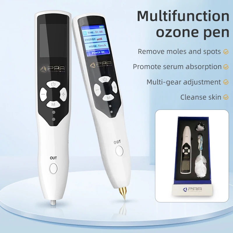 2024 New 2 in 1 Ozone PAA Fibroblast Plasma Pen For Eyelid And Face Lifting Wrinkle Spot Mole Freckle Removal Skin Care