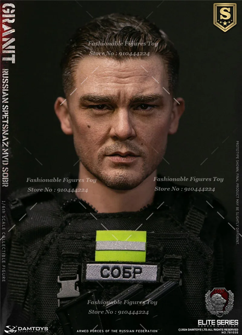 DAMTOYS 78103S 1/6 hombres soldado ruso Spetsnaz Mvd Sobr Granit muñecas coleccionables militares 12 pulgadas modelo de figura de acción Juguetes
